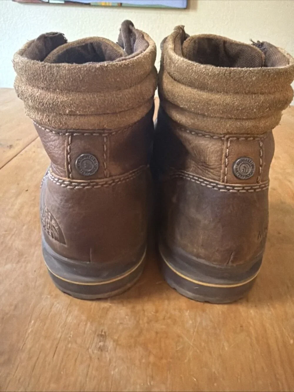 The North Face Bridgeton Chukka Boots Mens 11.5Brown Leather Ankle Top NF0A2T4B